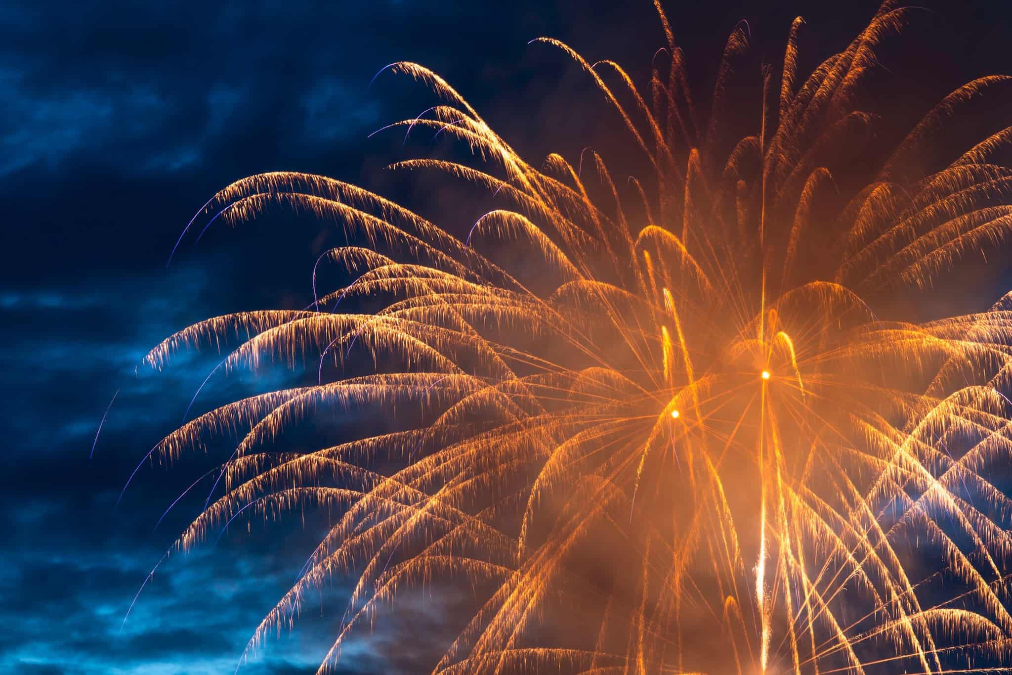fireworks on july fourth