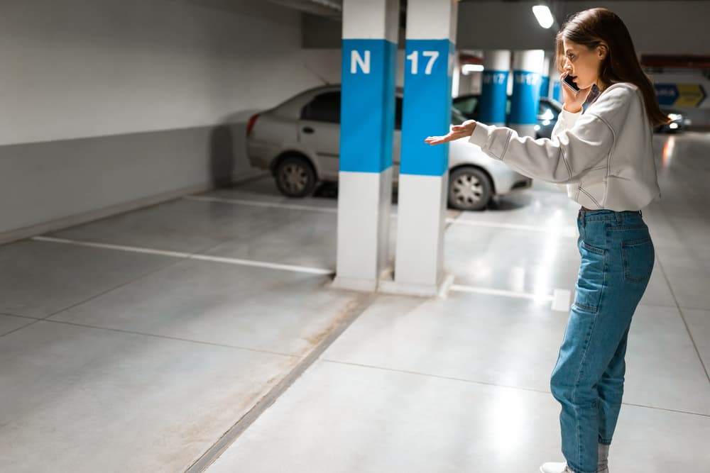 woman asking What Happens if Your Car is Stolen and Never Found