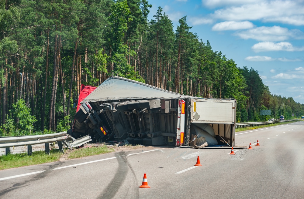 Most common types of truck accidents in CA