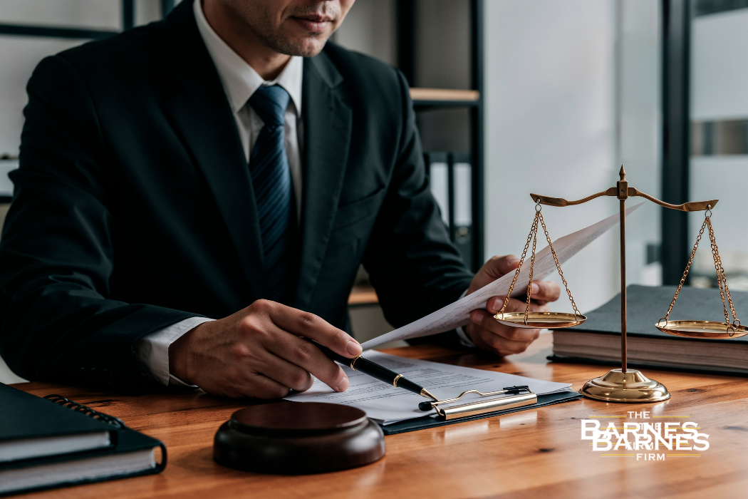 car accident lawyer working on a case in oakland