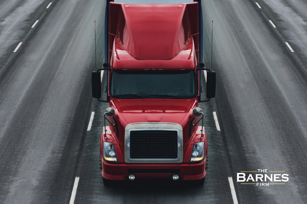 semi truck driving down a buffalo highway