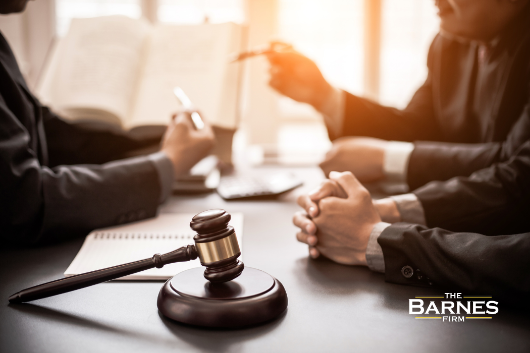lawyer meeting with clients
